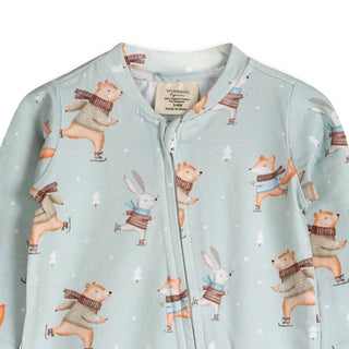 Viverano Ice Skaters Zippered Footie