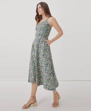 Pact Fit & Flare Midi Dress