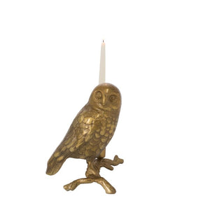 Owls Watch Candleholder