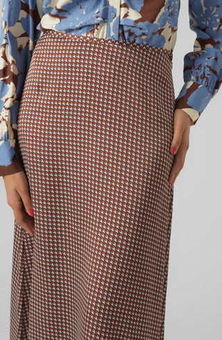 Vero Moda Belinda Houndstooth Check Skirt