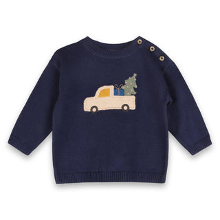 Viverano Baby Jolly Truck Sweater Set