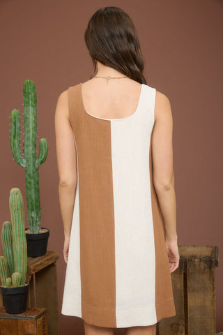 Nance Wide Stripe Mini Dress