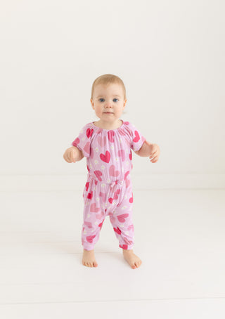 Posh Peanut Baby Daisy Love Jumpsuit
