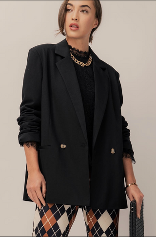 Oksana Long Line Blazer
