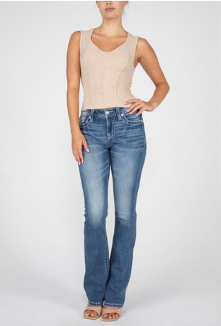 Miss Me Riley Ribbed Knitted Tank