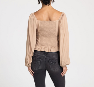 Miss Me Gandie Ruffled Top