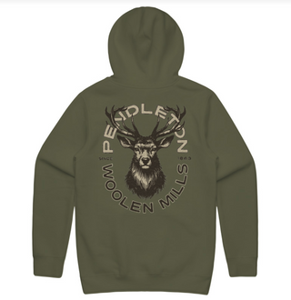 Pendleton Graphic Hoody Stag Logo