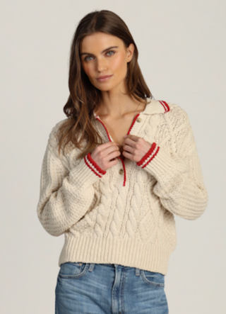 Dylan Charolette Cable Knit Sweater