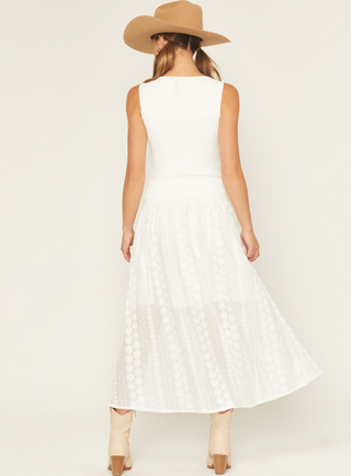 Miss Me Lacy Embroidered Maxi