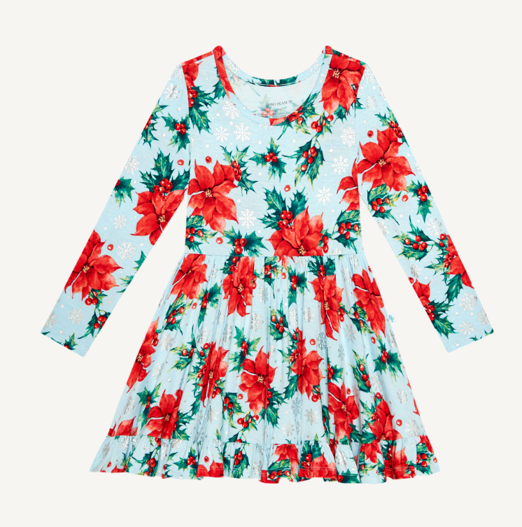 Posh Peanut Winter Lily Twirl Dress – One Common