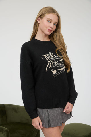 Elsa Ice Skate Pullover