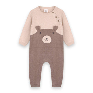 Viverano Baby Cuddly Bear Sweater Jumpsuit