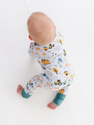 Bird and Bean Baby Farm Pajamas