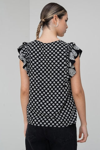 Vero Moda Simi Cap Sleeve Top