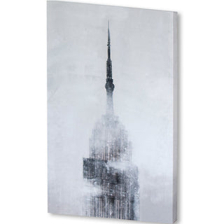 Mercana 5th Avenue Empire State Building Original Oil Painting