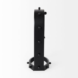 Mercana Marian Black Studded Table Clock