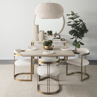 Mercana Theta Wood Beaded Chandelier