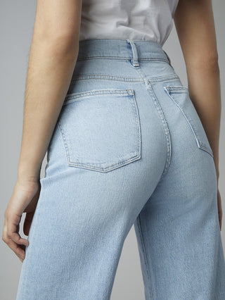 DL1961 Womens Hepburn Wide Leg High Rise Vintage