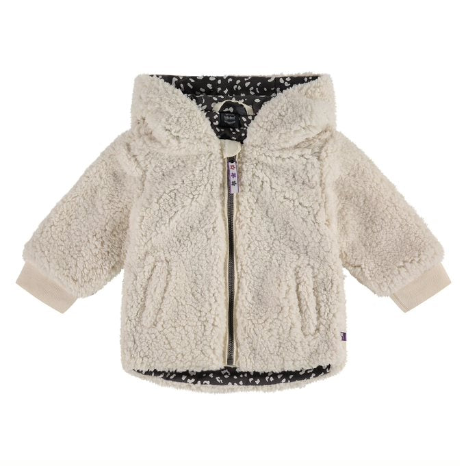 Babyface Baby Girls Teddy Jacket One Common