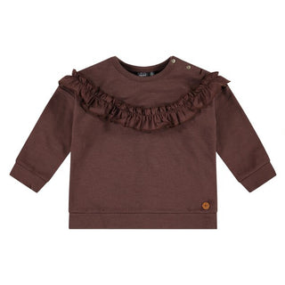 Babyface Girls Ruffle Sweatshirt
