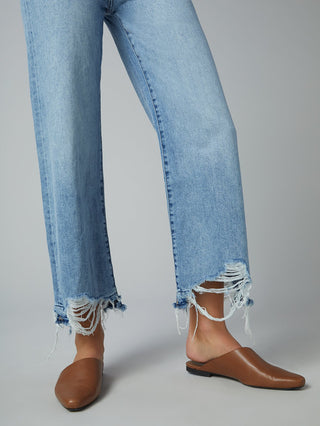 DL1961 Womens Hepburn Wide Leg High Rise Vintage