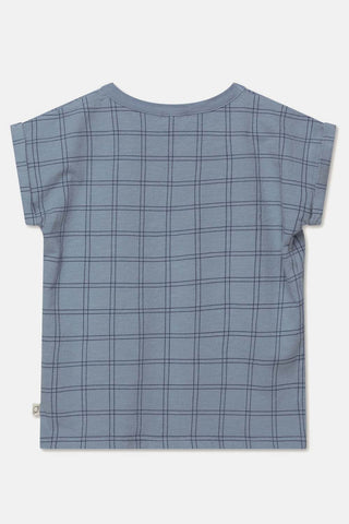 My Little Cozmo Kids Plaid Crepe Tee Shirt