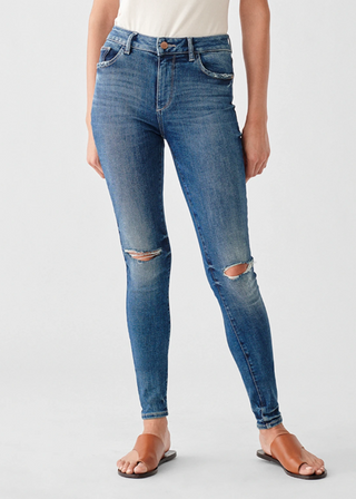 DL1961 Womens Florence Mid Rise Cropped