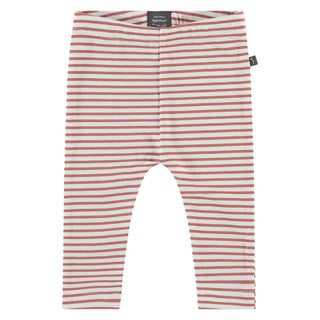 Babyface Baby Girl leggings Striped Redwood