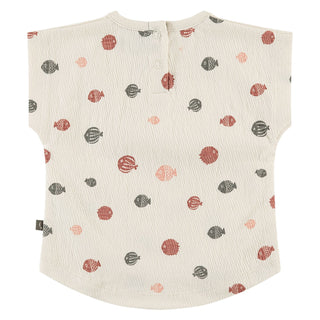 Babyface Baby Girl Pattern Fishies Tee