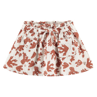 Babyface Girls Skirt Pattern Coral