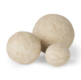 Mercana Sunita Paper Mache Orbs Set of 3