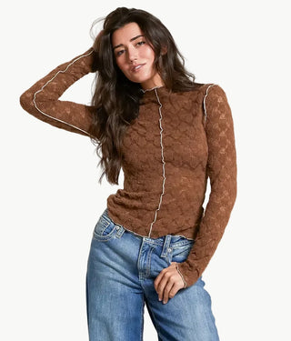 Miss Me Jana Long Sleeve Top