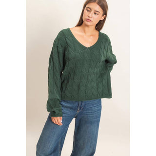 Alicia Cable Knit Sweater