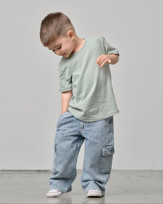 Little Bipsy Baby Boys Swoop Elevated Tee
