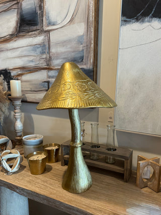 Enchanting Mushroom Sculpture