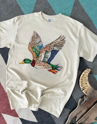 Lisa Faux Rhinestone Mallard Tee