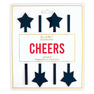 Star Acrylic Stir Sticks