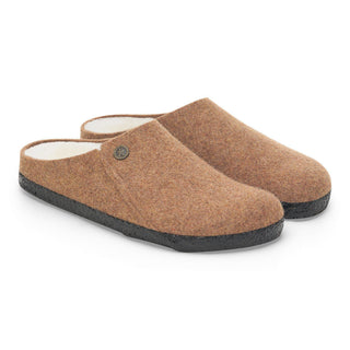 Birkenstock Zermatt Shearling Wool Felt in Toffee Melange