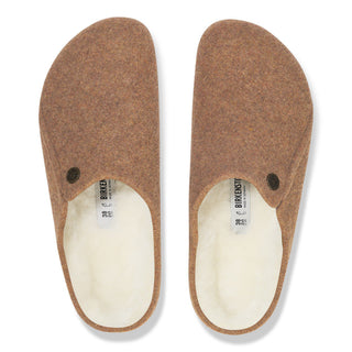 Birkenstock Zermatt Shearling Wool Felt in Toffee Melange