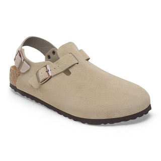 Birkenstock Tokio Suede in Taupe