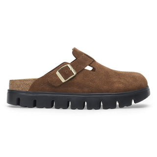 Birkenstock Boston Chunky Clog in Dark Tea