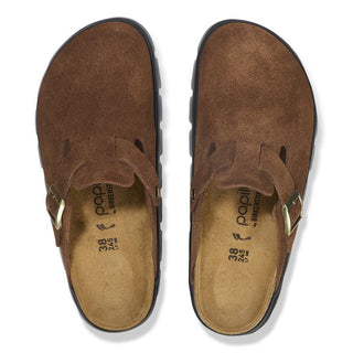 Birkenstock Boston Chunky Clog in Dark Tea