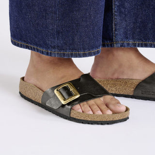 Birkenstock Catalina Luxe Buckle in Graceful Licorice