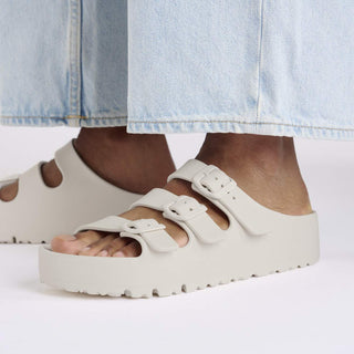 Birkenstock Florida Flex Platform EVA in Eggshell