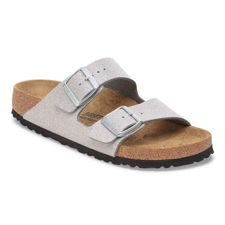 Birkenstock Arizona Synthetic Glitter in Silver