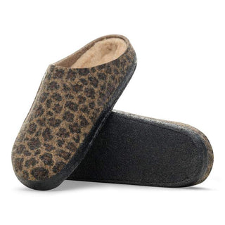 Birkenstock Zermatt Shearling Wool Felt in Leopard
