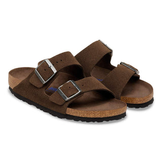 Birkenstock Arizona Soft Bed Suede Leather in Carafe
