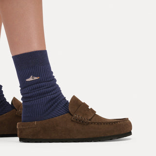 Birkenstock Naples Wrapped Suede in Carafe