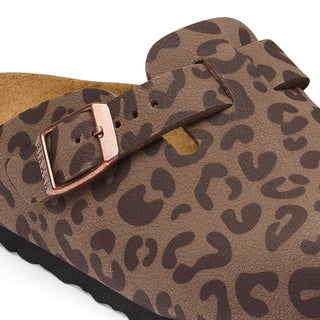 Birkenstock Kids Boston in Leopard Mocha