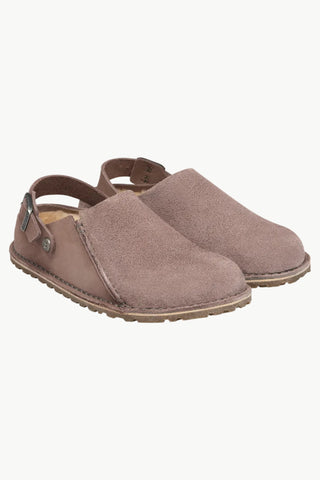 Birkenstock Lutry Premium Shearling in Faded Purple